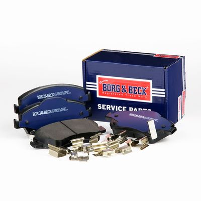 Zestaw klocków hamulcowych, hamulce tarczowe BORG & BECK BBP2083