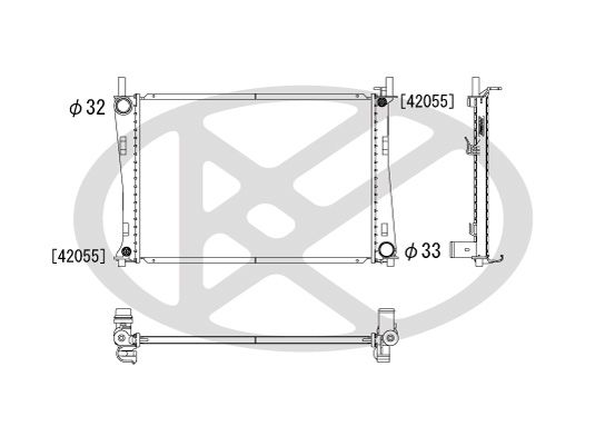 Radiator, racire motor KOYORAD PL061854