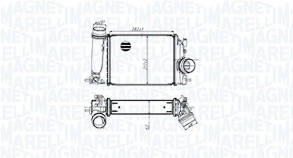 Chłodnica powietrza doładowującego MAGNETI MARELLI 351319205480