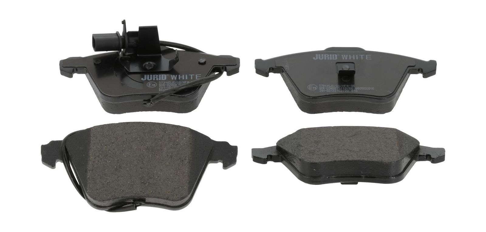 set placute frana,frana disc JURID 573145JC