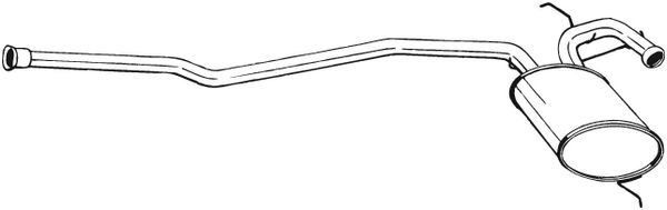 Tłumik środkowy BOSAL 283-219