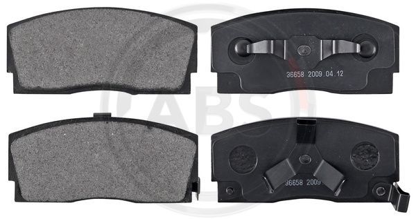 Zestaw klocków hamulcowych, hamulce tarczowe A.B.S. 36658