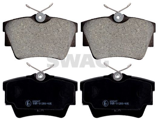 set placute frana,frana disc SWAG 60 91 6472