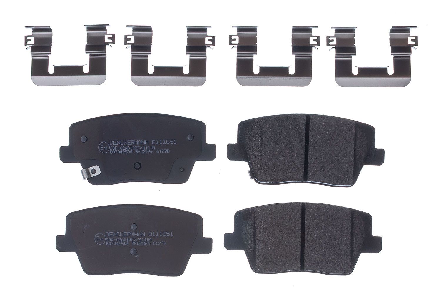 set placute frana,frana disc DENCKERMANN B111651