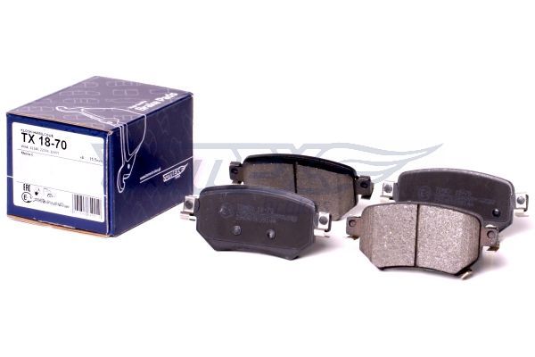 Levně Sada brzdových destiček, kotoučová brzda TOMEX Brakes 18-70