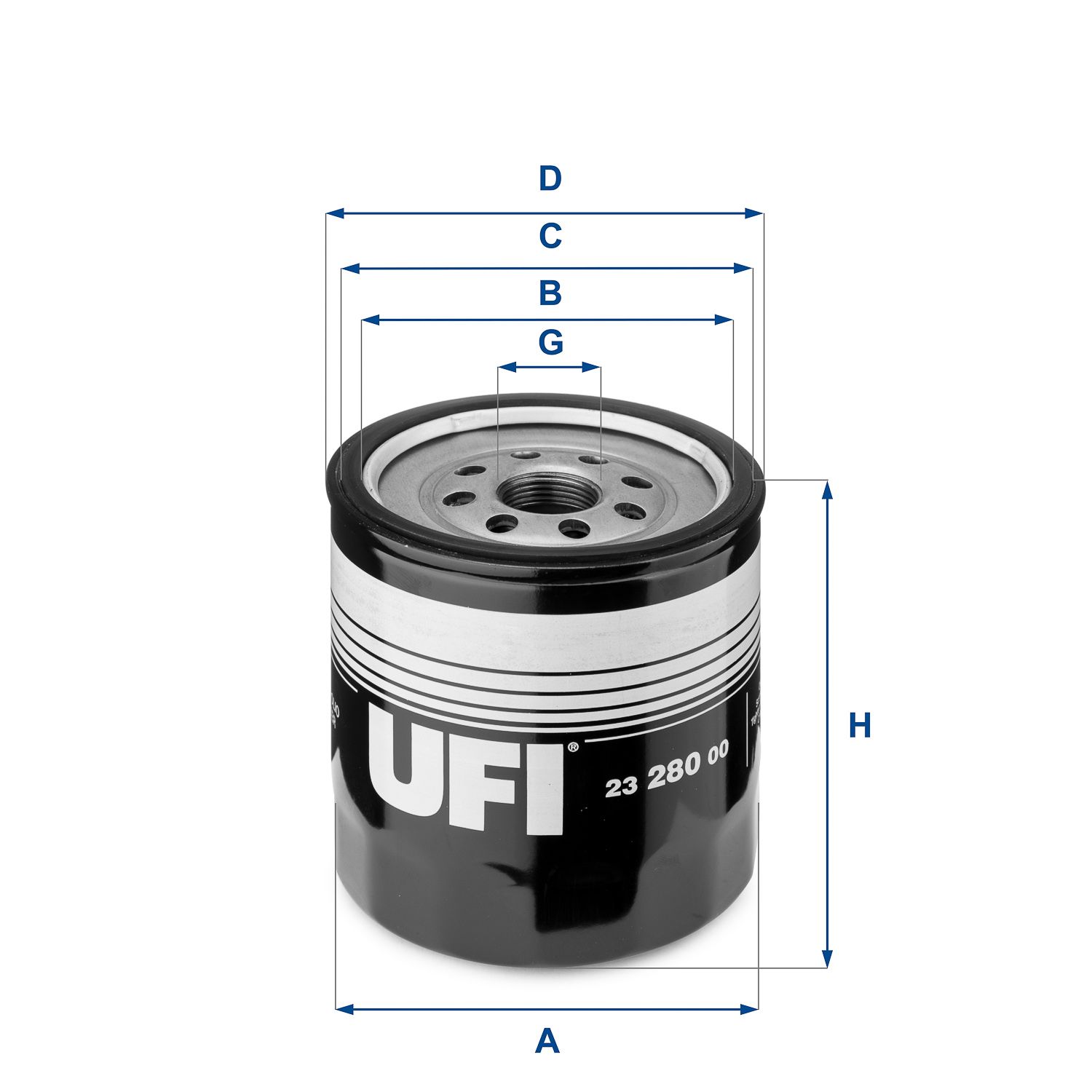 Olejový filter UFI 23.280.00
