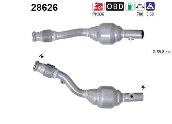 Katalizator AS 28626