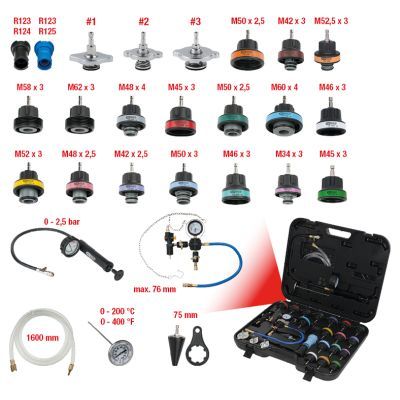 Set verificare presiune sistem racire KS TOOLS 150.1930