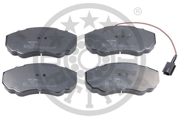 Zestaw klocków hamulcowych, hamulce tarczowe OPTIMAL BP-96001