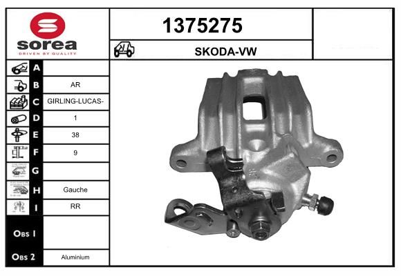 ETRIER DE FREIN - VW AR