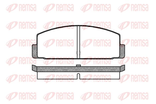 Zestaw klocków hamulcowych, hamulce tarczowe KAWE 0100 00