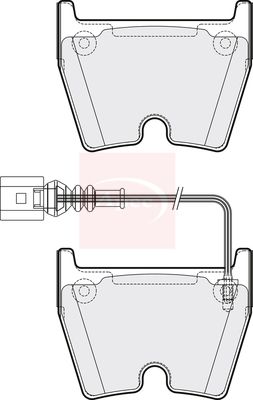 Apec - Front Brake Pad Set