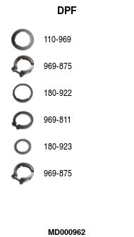 Filtr sadzy / filtr cząstek stałych, układ wydechowy FA1 04B131656DX