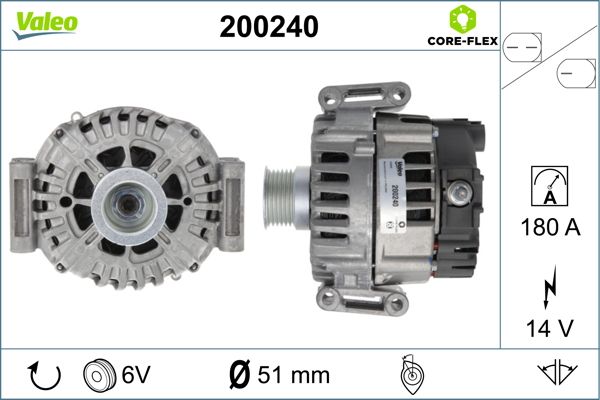 Alternator VALEO 200240