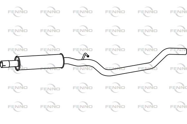 Tłumik środkowy FENNO P7114