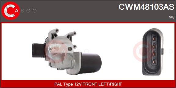 Levně Motor stěračů CASCO CWM48103AS