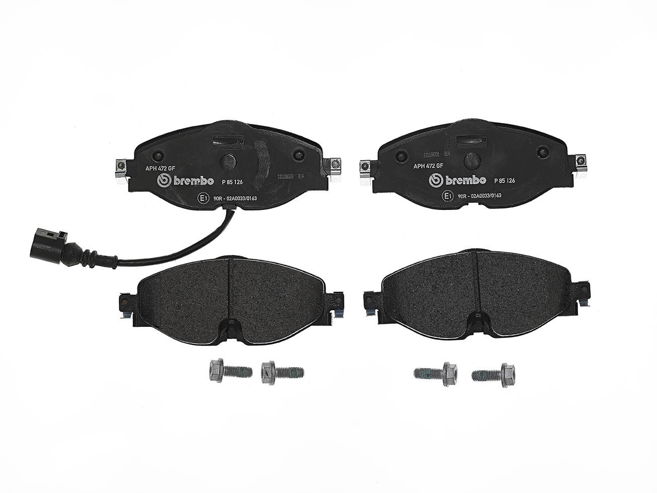 set placute frana,frana disc BREMBO XTRA LINE P 85 126X