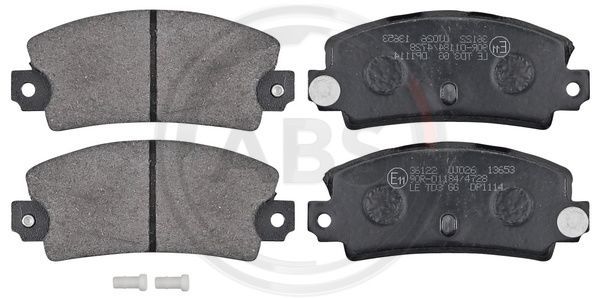 Zestaw klocków hamulcowych, hamulce tarczowe A.B.S. 36122
