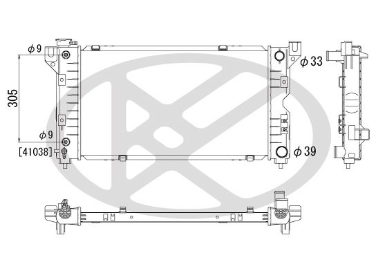 Radiator, racire motor KOYORAD PL331214