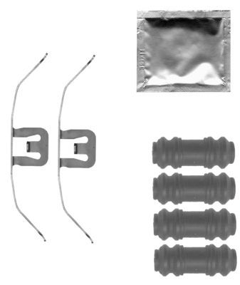 Zestaw dodatków, zacisk hamulcowy HELLA 8DZ 355 205-481