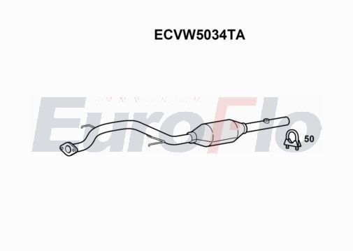 Katalizator EUROFLO 6Q0254500PX