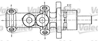 Pompa hamulcowa VALEO 402227