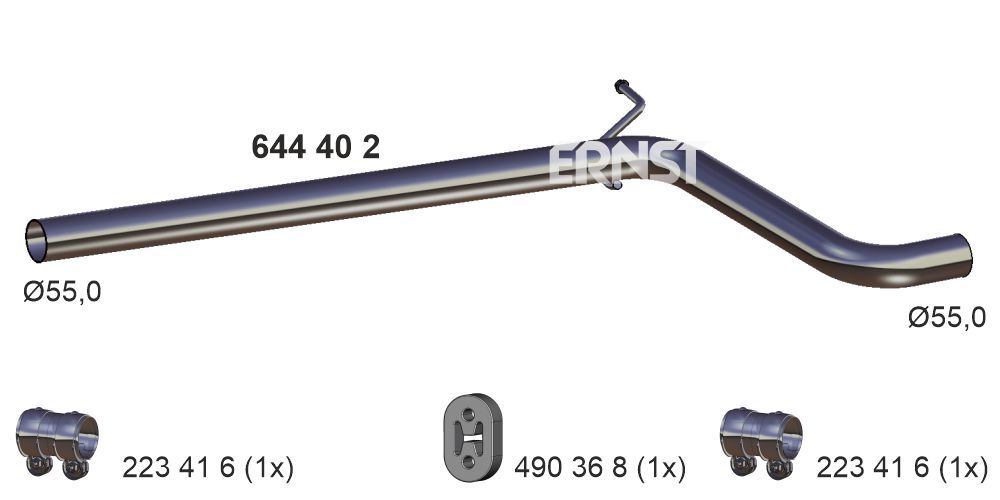Racord evacuare ERNST 644402