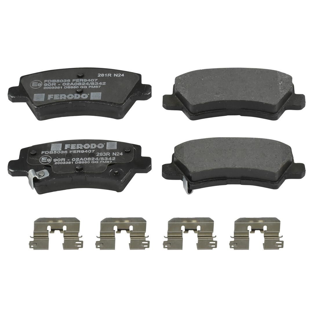 set placute frana,frana disc FERODO FDB5036