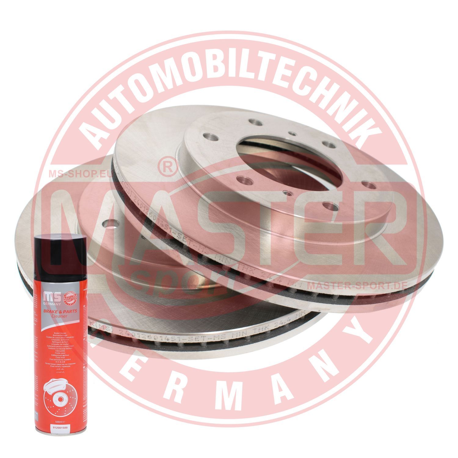 Tarcza hamulcowa MASTER-SPORT GERMANY 24012601451-SET-MSP