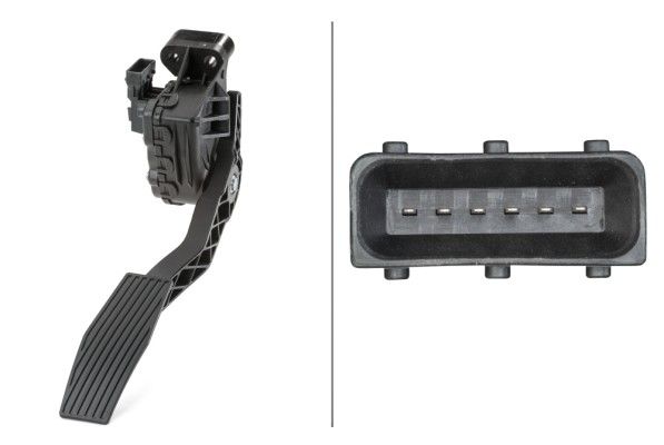 Czujnik, pozycja pedału gazu HELLA 6PV 010 946-291