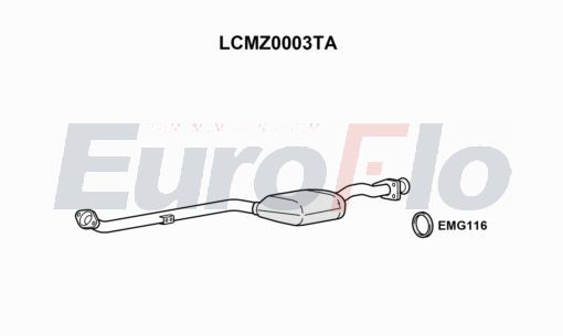 Katalizator EUROFLO 2094901719