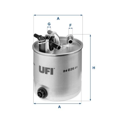Palivový filtr UFI 24.026.01