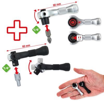 Set clichete reversibile KS TOOLS 512.1414