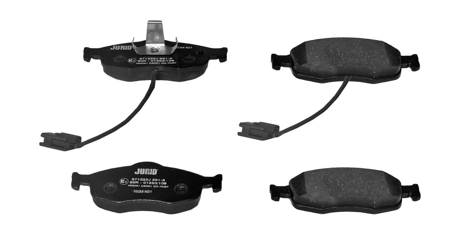 Комплект тормозных колодок, дисковый тормоз