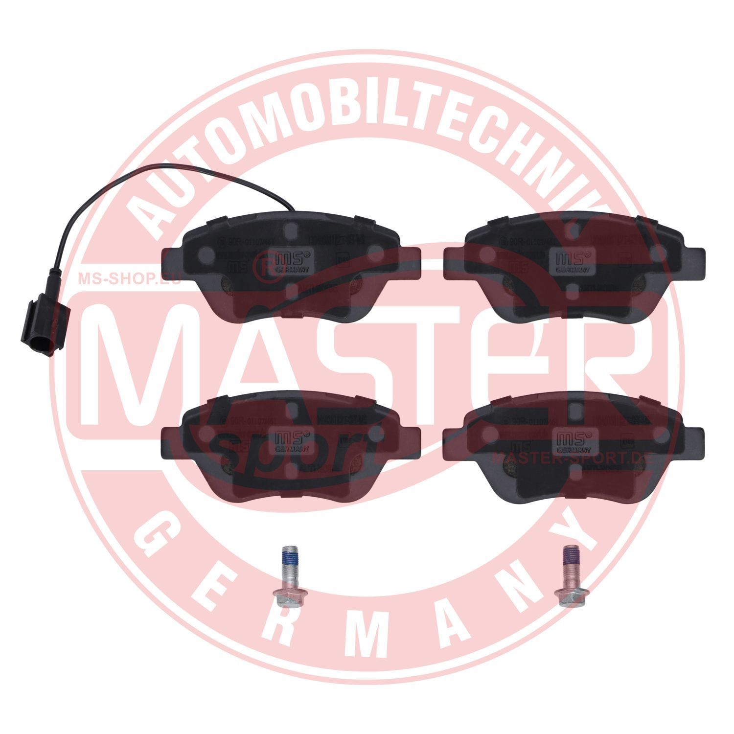 Zestaw klocków hamulcowych, hamulce tarczowe MASTER-SPORT GERMANY 13046038182T-SET-MS
