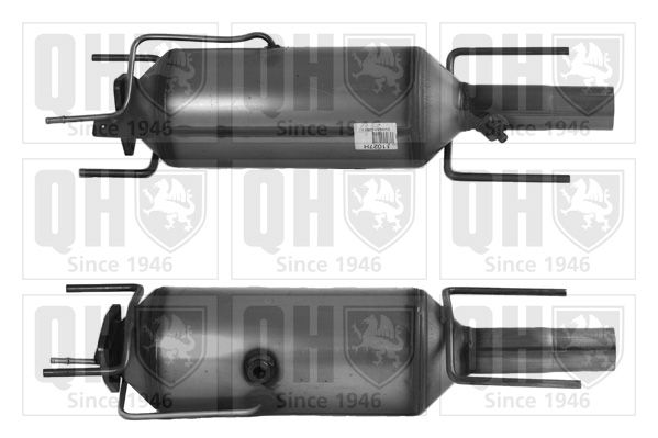 Filtr sadzy / filtr cząstek stałych, układ wydechowy QUINTON HAZELL 55187619