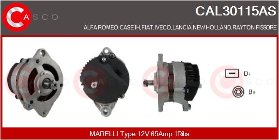 generátor CASCO CAL30115AS