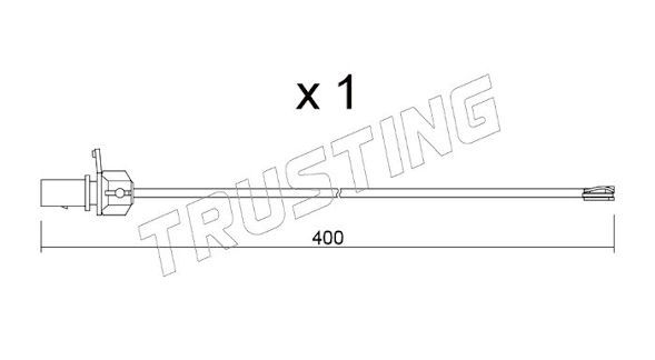 Hoiatuskontakt, piduriklotsi kulumine