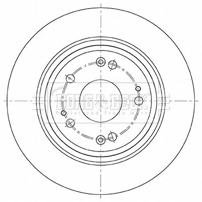 Tarcza hamulcowa BORG & BECK BBD5482