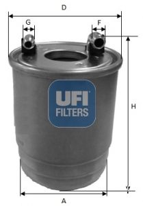 Palivový filter UFI 24.112.00