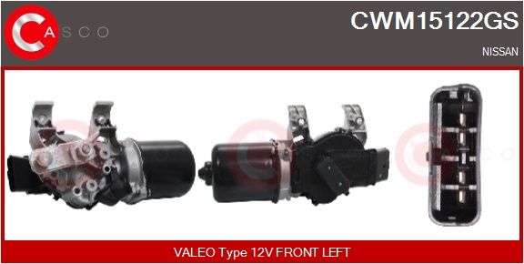 Levně Motor stěračů CASCO CWM15122GS