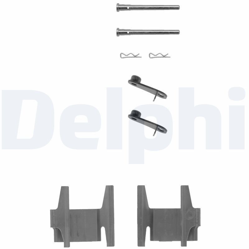 Zestaw akcesoriów, klocki hamulcowe DELPHI LX0151