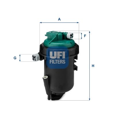 filtru combustibil UFI 55.181.00