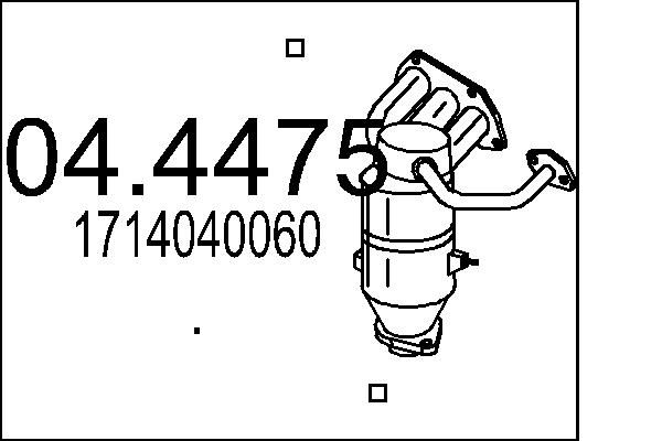 Katalizator MTS 1714040060