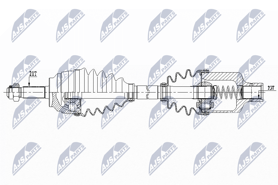 Wał napędowy NTY NPW-RE-156
