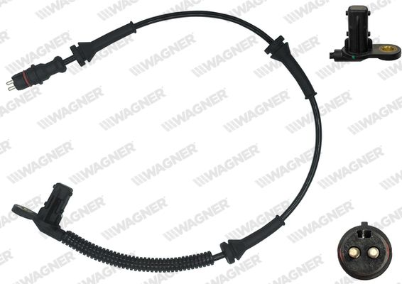 Czujnik, prędkość obrotowa koła WAGNER ABS00588