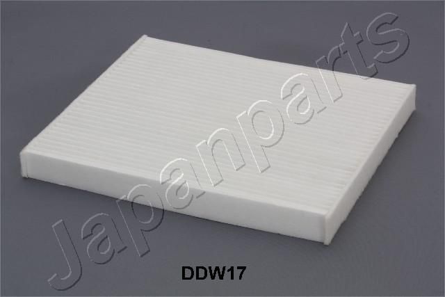 Filtr, wentylacja przestrzeni pasażerskiej JAPANPARTS FAA-DDW17