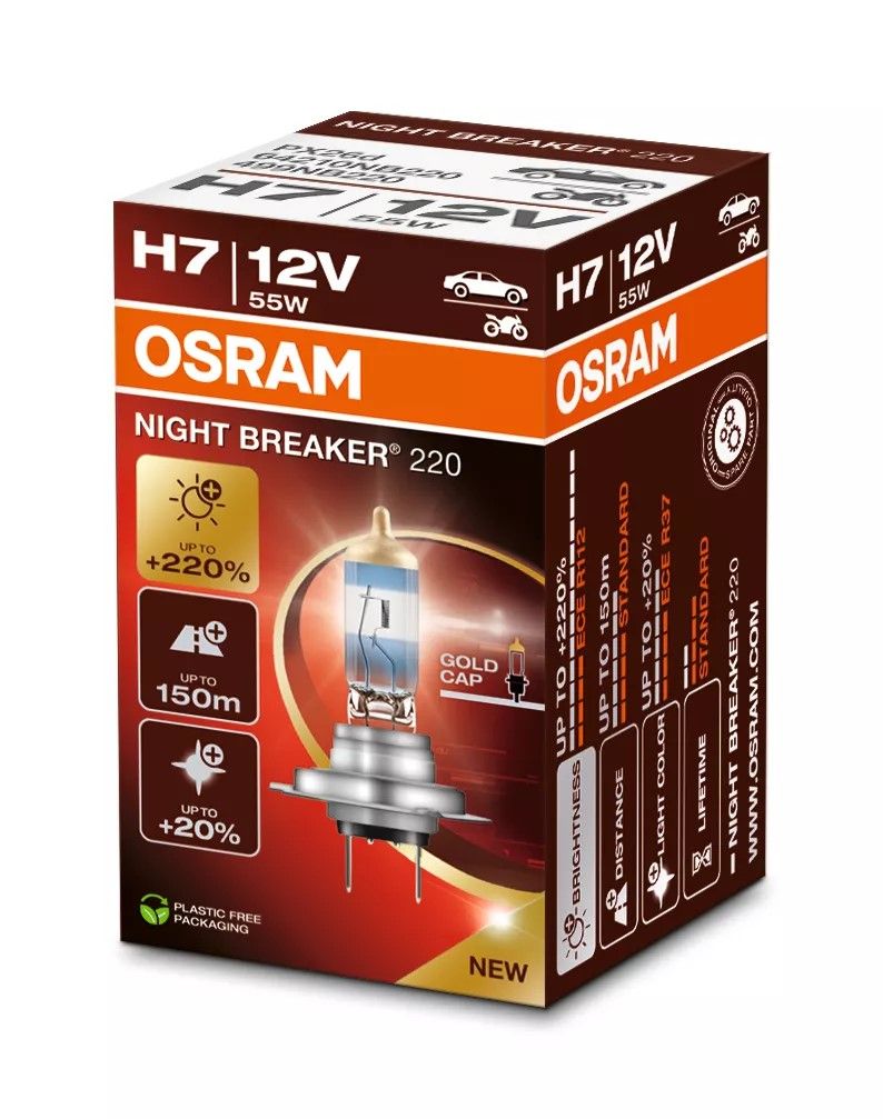 Żarówka, reflektor dalekosiężny AMS-OSRAM 64210NB220