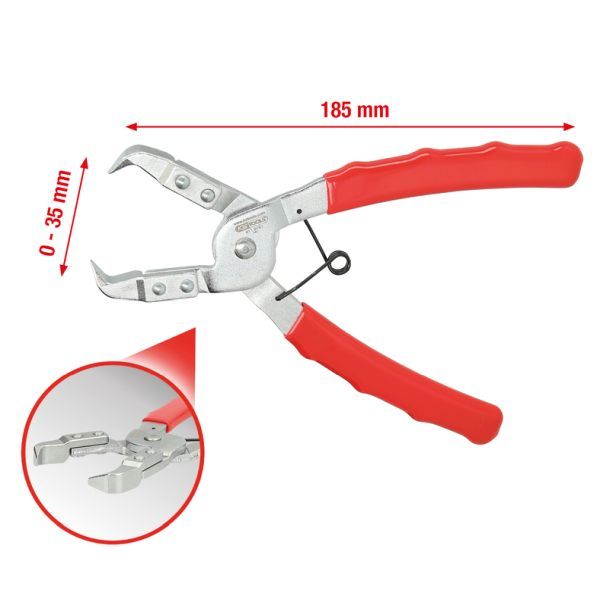 E-shop Uvoľňovacie kliešte, plastové nity KS TOOLS 911.8181