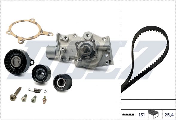 Veepump + hammasrihmakomplekt